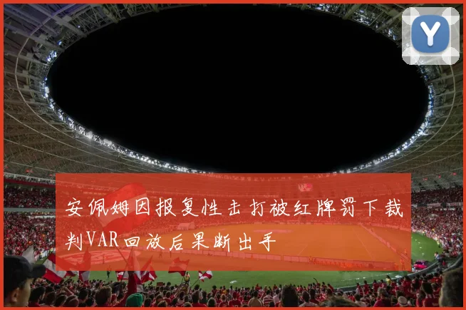 安佩姆因报复性击打被红牌罚下裁判VAR回放后果断出手